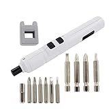 FUIKEING Elektro Schrauber Schraubendreher USB Akku Bohrer mit Bits Kits Flexibles Wellen Set Schraubendreher Elektro Werkzeug