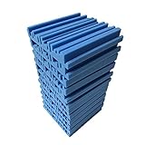 BOMING 12 PCS Akustikschaumstoff Schallschutz Schaum Matte Noppenschaumstoff Raum Akustik Schaumstoff Schalldichter Schwamm Schallisolierung Flammhemmender 30 * 30 * 5CM