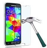 Smartphone Equipment [2er Pack] Panzerglas für Samsung Galaxy S5 Echt-Hartglas 9H, Glasfolie Schutzfolie Glas Folie Panzerfolie Display S