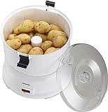 Melissa 646120 Kartoffelschälmaschine, 1kg, elektrischer Kartoffelschäler, Kartoffel, Schälmaschine, Kunststoff, W