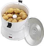Melissa 646120 Kartoffelschälmaschine, 1kg, elektrischer Kartoffelschäler, Kartoffel, Schälmaschine, Kunststoff, W