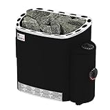 SAWO SCANDIA 6 kW Elektrische Saunaofen mit Flock-Beschichtung Thermo-Safe Aussenmantel mit integrierte Steuerung (NB-Modell)