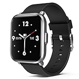 AITES Smartwatch,Fitness Tracker mit Blutdruckmessung Fitness Armbanduhr mit 18 Sportmodi IP68 Wasserdicht Smartwatch mit Blutsauerstoff Pulsuhr Schlafmonitor Schrittzähler Uhr für Damen H