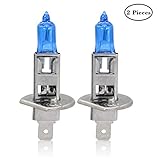 Winpower H1/ P14.5s 100W Halogen Scheinwerferlampen 5000K Warmweiß Fernlicht / Abblendlicht Lampe 12V Auto Motorrad Birne, 2 Stück