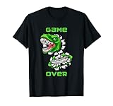 T-Rex Gaming Gamer Motiv Game Over Tyrannosaurus Rex Dino T-S