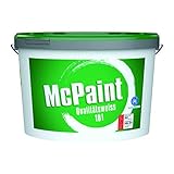 McPaint Wandfarbe Qualitätsweiß für den Innenbereich, matt 10 Liter, weiß - weitere Größen verfügb