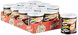 Pringles Hot & Spicy | Scharfe Chips | 12 kleine Dosen für unterwegs (12 x 40g)