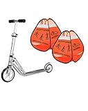 HUDORA Little BigWheel®, Scooter silber mit Pylone-Set (Bundle)
