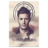 Supernatural Dean Sam Winchester Malerei Teufel Geist Kunst Seide Stoff Poster Print TV Serie Bilder Für Wanddekor 30*40