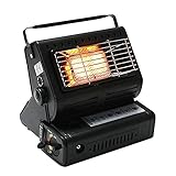 Cirdora Gasheizofen Gasheizgerät Gasheizer Tragbares Outdoor Heizung Für Camping Zum Kochen Im Freien, Camping, Picknick, BBQ, Jagd, Ang