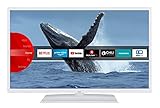 JVC LT-32VH5155W 32 Zoll Fernseher / Smart TV (HD ready, HDR, Triple-Tuner, Bluetooth) - 6 Monate HD+ inklusive [2022] [Energieklasse F]