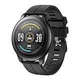 SANAG Smartwatch, Herren Smartwatch Kompatibel mit iPhone und Android, IP67 wasserdicht, Wettervorhersage, Schrittzahl, Herzfrequenzerkennung, Schw