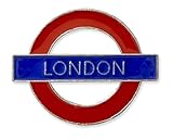 GWC London Underground Schild, London, Metall Ansteck