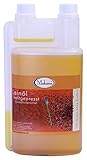 Makana 123 Leinöl für Tiere, kaltgepresst, 1 rein, 1000 ml Dosierflasche (1 x 1 l)