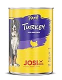 JosiDog Paté Turkey (12 x 400 g) | Premium Hundefutter Pastete | Pastete mit Pute für ausgewachsene Hunde | Hundefutter | powered by JOSER