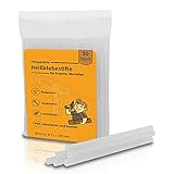 50 universal Heißklebesticks Ø 11mm x 200mm für handelsübliche Klebepistole I Klebestifte transparent für eine starke Verbindung I Ideal für Floristik DIY Heimwerken Basteln I Heißkleb