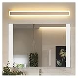 Wandleuchte Kreative Lange Wand Lampe Moderne LED Hintergrund Wohnzimmer Nacht Aluminium Led Acryl AC85-265V Wand licht Ligting Leuchte (Farben-Temperatur : Warm, Größe : Length 80cm)