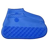 Wasserdichte Schuhüberzieher Wiederverwendbare Faltbare Silikon Regenüberschuhe Überschuhe Regengaloschen für Damen und H