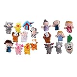 Sharplace Farmer&Carrots+Old Macdonald Farm Fingerpuppen Kids Favor Toys 18p