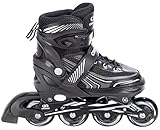 Inline Skates Inliner Croxer Optima verstellbar (Black, 35-38 (22cm-24cm))
