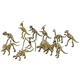 TOYMYTOY Dinosaurier Skelett Figuren Kinder Spielzeug 12 Stück (Zufälliger Stil)