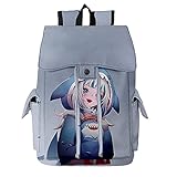 AHDSJDG Gawr Gura Rucksack Neue Unisex Sport Travel Outdoor Rucksack Beiläufig Laptop Schule Hohe Kapazität Fitnessstudio Beutel Taschen Anime Cosplay Geschenk