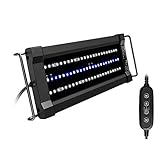 NICREW ClassicLED G2 Aquarium Beleuchtung, Steuerbar LED Lampe mit Mondlicht, IP67 Wasserdicht für Süßwasser-Aquarien, 30-43