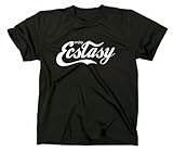 Ecstasy XTC MDMA T-Shirt, schwarz, L