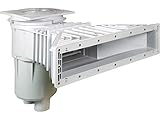 well2wellness® Slim-Line Pool Skimmer ABS 17,5 L - Kunststoff Skimmer für Folienbecken + Fertigbecken (0254)