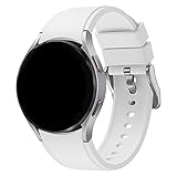 Kompatibel mit Samsung Galaxy Watch4 Armbändern, Silikon-Armband für Samsung Galaxy Watch 4 (40mm/44mm) & Galaxy Watch 4 Classic (42mm/46mm) Smart Watch,