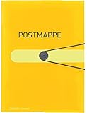 Gummizugmappe A4 PP Postmappe transparent gelb easy orga to g