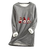 damenblusen große größen Shirt Oversize Damen Bluse Langarm Grosse grösse schöne Damen Oberteile Linen Shirt lila Pullover floryday Damen Pullover Herb