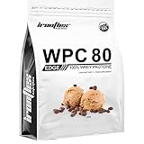 Iron Flex WPC 80 Edge - 1 Packung - Molkeproteinkonzentrat - Vollständiges Aminosäureprofil - Schneidezusatz - Null Zucker (Latte, 909g)
