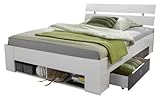 Wimex Bett/ Funktionsbett Rocco, 4 Schubladen, 1 Regalfach, Liegefläche 140 x 200 cm, Mehrfarbig