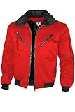 Qualitex - Pilotenjacke 4 in 1, Rot , L