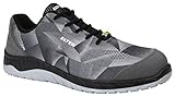 ELTEN Sicherheitsschuhe LANDON grey Low ESD S1, Herren, Sneaker, sportlich, super leicht, Grau, Stahlkappe - Größe 43