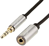 Amazon Basics - Stereo-Audio-Verlängerungskabel für Männer / Frauen, 3,5 mm, 1,8