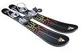 GPO Snowblade Hot Stamp | Kurz-Ski inkl. GC-201-Bindung | 99 cm Länge | Big-Foot-Ski Herren und D