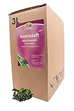 Bleichhof Aroniasaft - 100% Direktsaft, vegan, OHNE Zuckerzusatz, Bag-in-Box mit Zapfsystem (1x 3l Saftbox)