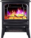 YLJYJ Elektroherd Heizung Kamin Elektrokamin mit Kaminumrandung mit Einstellbarer Thermostatsteuerung Kamin Elektrok