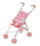 Zapf Creation 703915 Baby Annabell Active Stroller Puppenwagen leicht & wendig und zusammenklappbar, Griffhöhe 53 cm, geeignet für Puppen in fast allen Größ