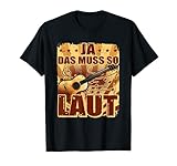 Gitarrenspieler Ja Das Muss So Laut Spruch für Gitarristen T-S