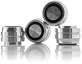 Hifi Lab Aluminium Füße massiv 33x22 Alu Geräte-Füße hoch Audio Absorber edel 4X