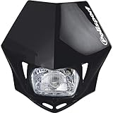 Polisport 8663500002 MMX Scheinwerfermaske, Schw