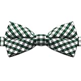 tumundo® 1 Fliege Schleife Verstellbar Kariert Karo Muster Herren Anzug Hemd Hochzeit Business Krawatte Schlips Rot Grün, Variante_:Variante 28