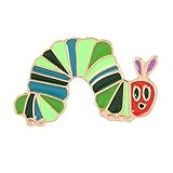 U/K dauerhaft  Zarte Brosche für Frauen Männer, Cartoon Erdbeer Wurm Emaille Abzeichen Kragen Revers Brosche Kleidung Schmuck Breastpin Geschenk - Caterpillar kostengünstig und langlebig