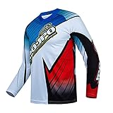 Hotlion Herren Motocross Jersey Dirt Bike Shirt Road Off-raod Radtrikot Langarm Racewear Gr. XL, A16cu9009b