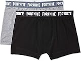 Fortnite Unterwäsche Jungen | Jungen Boxershorts | Multipack-Baumwoll-Stretch-Slip | Jungen Hosen 2er Pack 7-8 Jahre Bis 13-14 Jahre | Geschenke Für Jungen (13/14 Jahre)