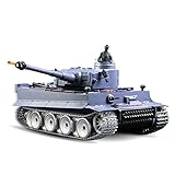 2.4Ghz Battle Remote Control Tank 1:16 Scale RC Heavy Tank Model Crawler Toy Tank, Airsoft RC Tank, Wireless Electric Combat Hell Off-Road Vehicle Armored Camouflag