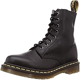 Dr. Martens PASCAL Virginia BLACK, Damen Combat Boots, Schwarz (Black), 38 EU (5 Damen UK)